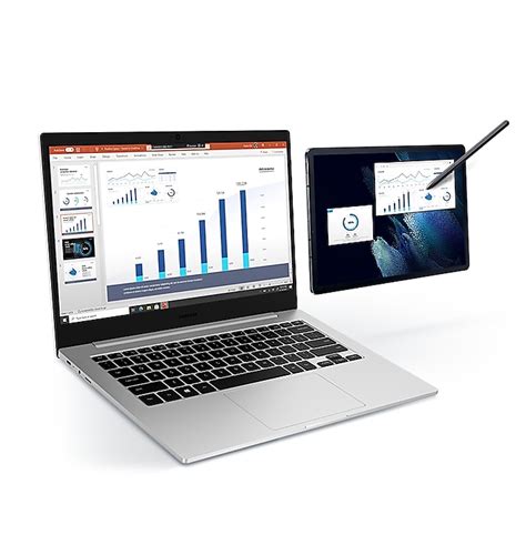 Galaxy Book Go 5G, 14”, 256GB, Silver (AT&T) Galaxy Books - NP545XLA ...