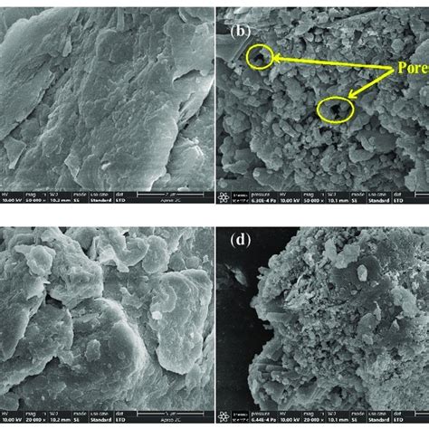 Sem Images Of Uncontaminated And Acid Contaminated Soils For A Ph