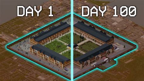 I Survived 100 Days In Insane Population Louisville Project Zomboid