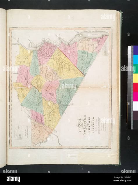 Map Of The Counties Of Orange And Rockland 1829 1839 Cartographic