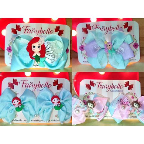 Jual Jepitan Rambut Anak Edisi Princess Ariel Disney Shopee Indonesia