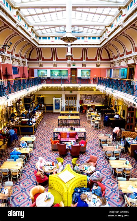 Interior Of Edwardian Tearooms At The Birmingham Museum Art Gallery