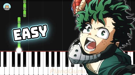 Boku No Hero Academia Season 2 Op Peace Sign Easy Piano Tutorial