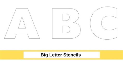 Free Printable Letter Stencils