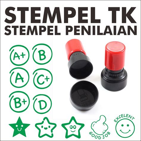 Jual Stempel Nilai Paud Tk Reward Diameter Custom Sesuai Kemauan