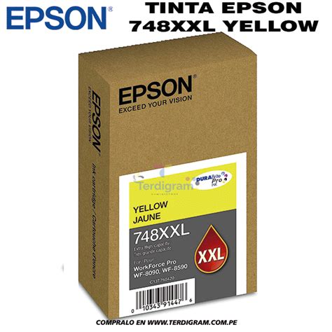 Tinta Epson Xxl Yellow Original Terdigram