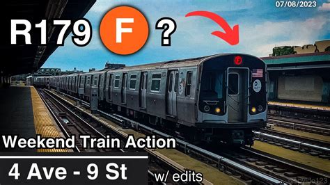 ᴴᴰ⁶⁰ NYC Subway D F G N R Local Train Action 4 Av 9 St