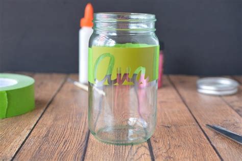 Diy Glitter Mason Jar For Tealight Candles Pencils And More