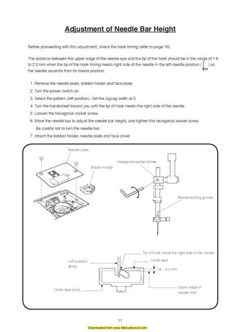 Necchi EX100 Sewing Machine Service Manual