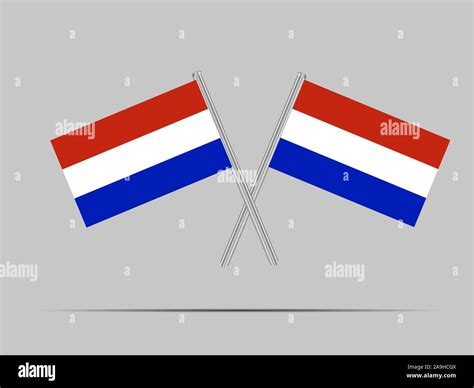National Flag Of Netherlands Original Colors And Proportion Simply Vector Illustration Eps10