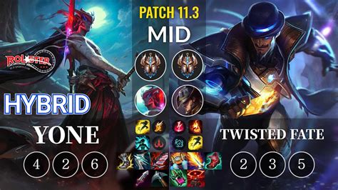 Kt Hybrid Yone Vs Twisted Fate Mid Kr Patch Youtube