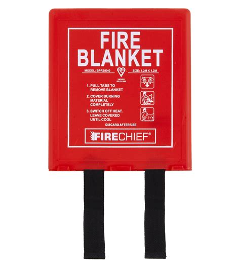 Northrock Safety 1 2m X 1 2m Fire Blanket In Rigid Case Singapore