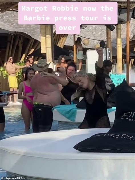 Margot Robbie Lookalike Goes Viral For Getting Wild At Bali Beach Club