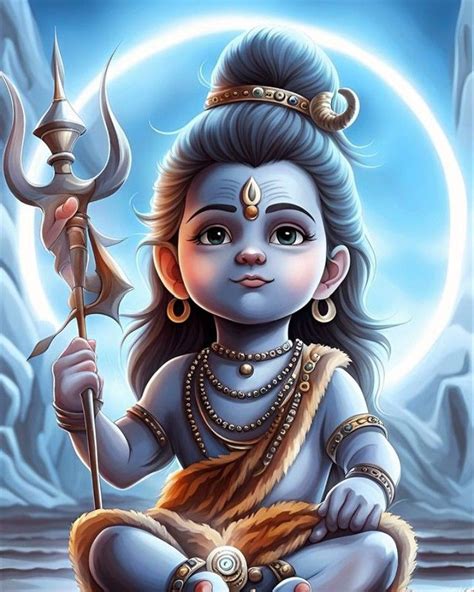 Pin By Sanatani Aadhya On Cute Mahadev God Illustrations Shri Ram