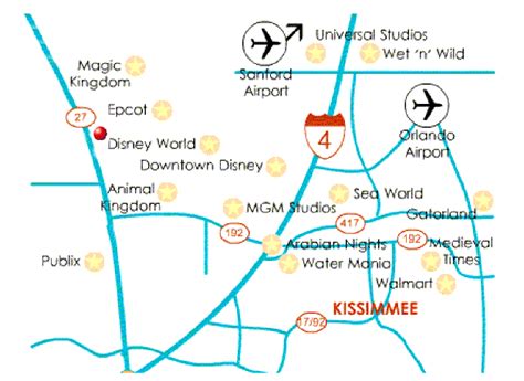 Orlando Map Tourist Attractions - ToursMaps.com