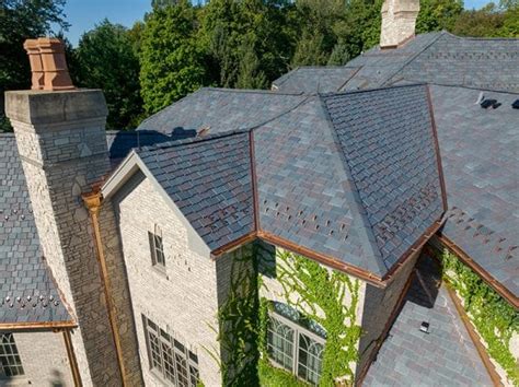 Multi Width Composite Slate Roof Tile Davinci Roofscapes