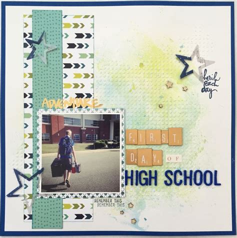 First Day Of Hs Scrapbook Inspiration Heidi Swapp Candy Cards