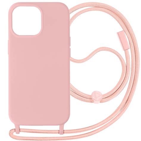 Avizar Coque Cordon pour iPhone 15 Pro Max Semi Rigide Lanière Tour du