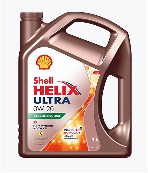 Shell Helix Ultra 0W 20 Fully Synthetic Engine Oil 4L Car Accessories