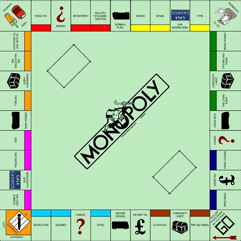 Monopoly board original english monopoly board - honlion