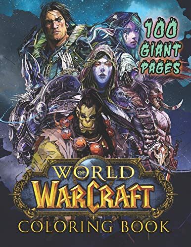 World Of Warcraft Coloring Book Coloring Book For Fans Teens And