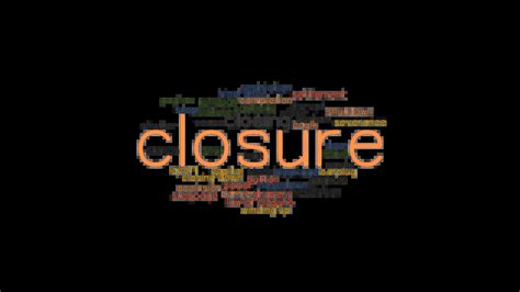 Closure Synonyms And Related Words What Is Another Word For Closure