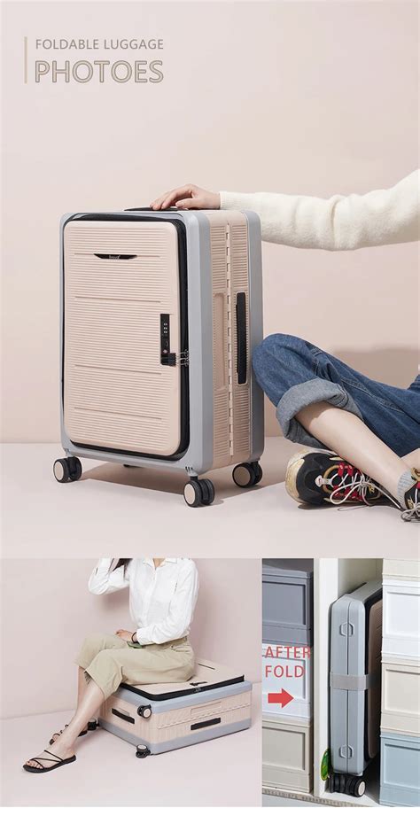 European New Design Foldable Luggage Suitcase Wardrobe Collector ...