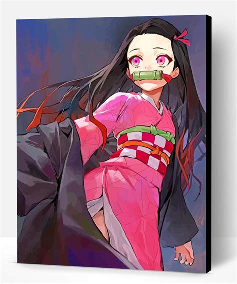 Nezuko Kamado Demon Slayer Anime Paint By Numbers Paint By Numbers PRO