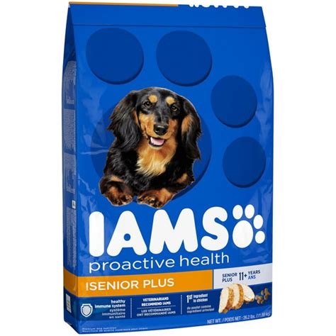 Iams ProActive Health Senior Plus Chicken Dry Dog Food, 26.2 Lb - Walmart.com - Walmart.com