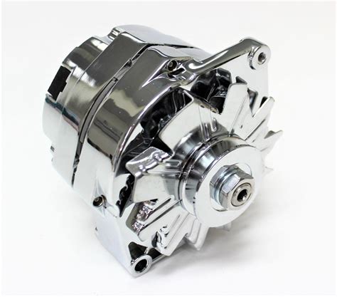 Gm Style Single Wire 100 Amp Alternator In Chrome