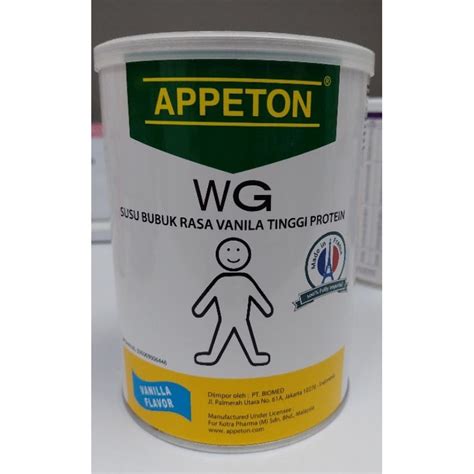 Jual Appeton Weight Gain Adult Dewasa Rasa Vanila Gr Shopee