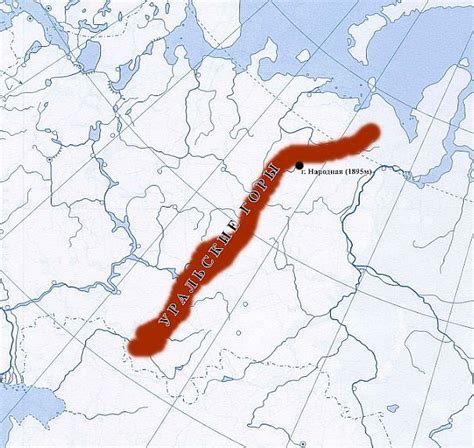Границы Урала На Контурной Карте - directionscience