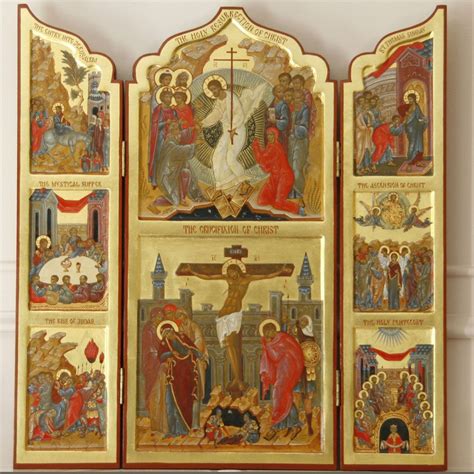 X6-Triptych-(open)-Thomas-a | Triptych art, Church art, Triptych