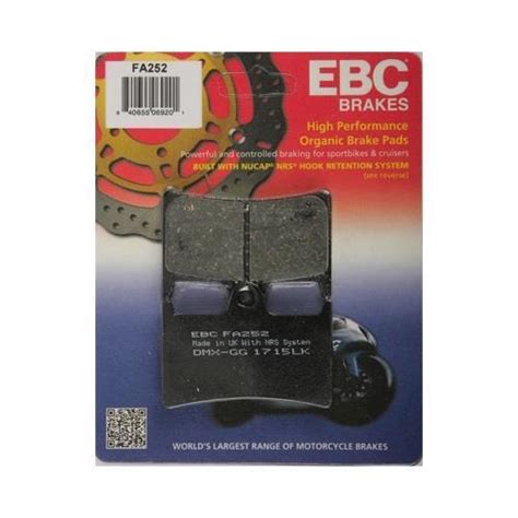 Ebc Front Brake Pads For Yamaha 1999 03 R1 R6 01 05 Fz1 06 14 Xv1900 Fa252 Ebay