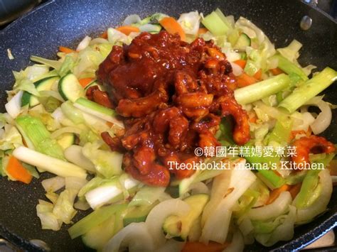 韓式辣炒章魚 낙지볶음食譜、做法 韓國年糕媽愛煮菜的cook1cook食譜分享