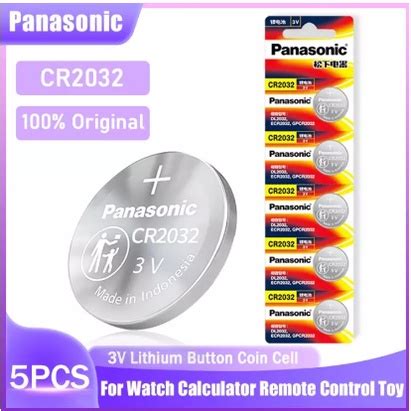 Pcs Original Panasonic Cr Cr V Lithium Battery For Watch