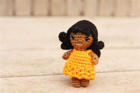 Mini Crochet Doll Eman Free Pattern Chai Coffee Crochet