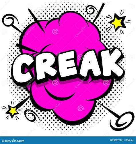 Creak Comic Bright Template With Speech Bubbles On Colorful Frames