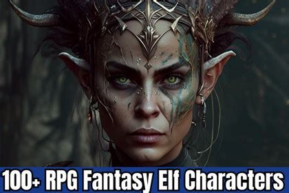 100 Characters Avatars Elf Fantasy Pack 01 Game Content Shopper