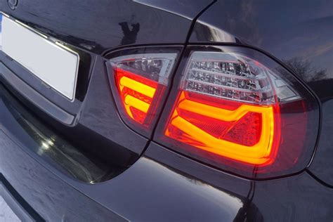 Led Lightbar Design R Ckleuchten F R Bmw Er E Rot Rauch Ihr