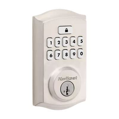 Satin Nickel 909 SmartCode Traditional Electronic Deadbolt | Kwikset