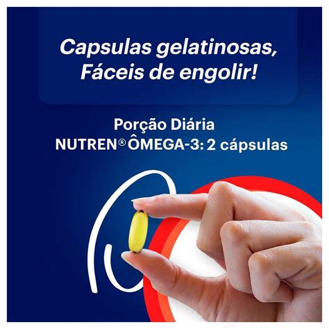 Suplemento Alimentar Nutren Ômega 3 60 Cápsulas