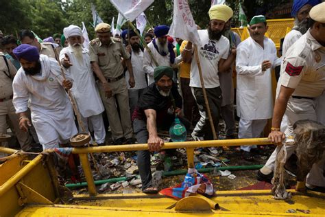 Farmers Break Barricades As Protests Return To Indian Capital