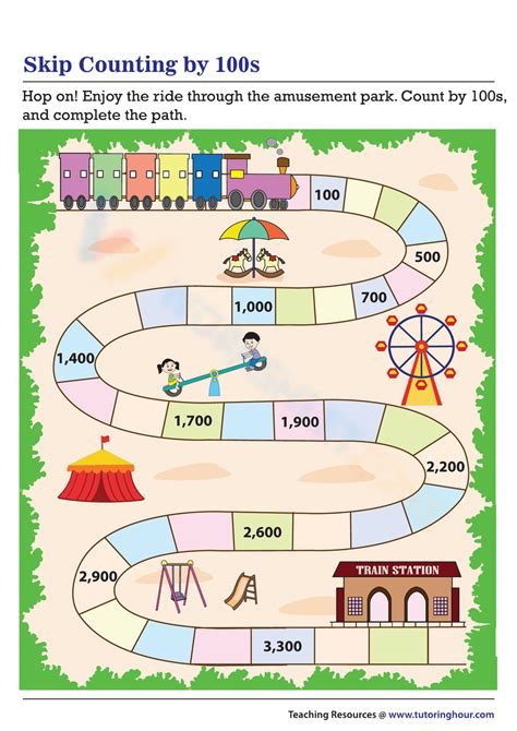 Skip Counting By 100s Worksheet