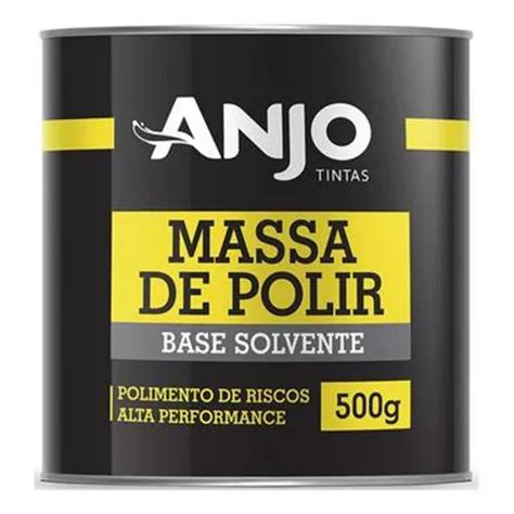 Anjo Massa De Polir N2 Base Solvente 500g Magia Das Cores