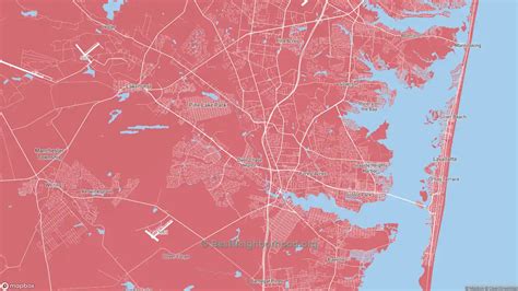 Ocean County Nj Political Map Democrat And Republican Areas In Ocean County