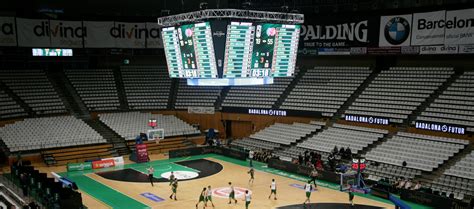Los Mondo Smart Systems se tiñen de verde y negro: el Palau Olímpic de
