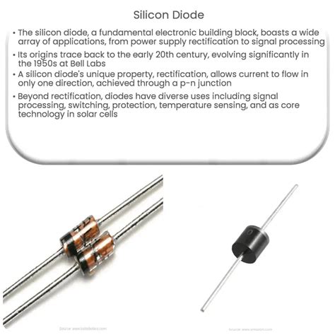 Silicon diode | How it works, Application & Advantages