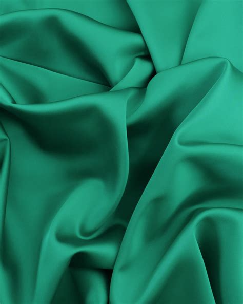 Tissu Satin Vert Ciara Mercerine