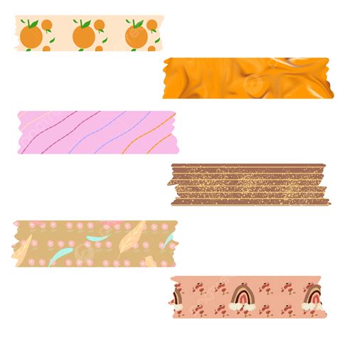 รูปเทป Washi ตกแต่งวางแผน Png เทปกาว เทป เครื่องประดับภาพ Png และ